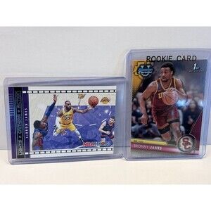 LEBRON & BRONNY JAMES Rookie Year & SP Insert Cards Father Son RC Lot LA Lakers